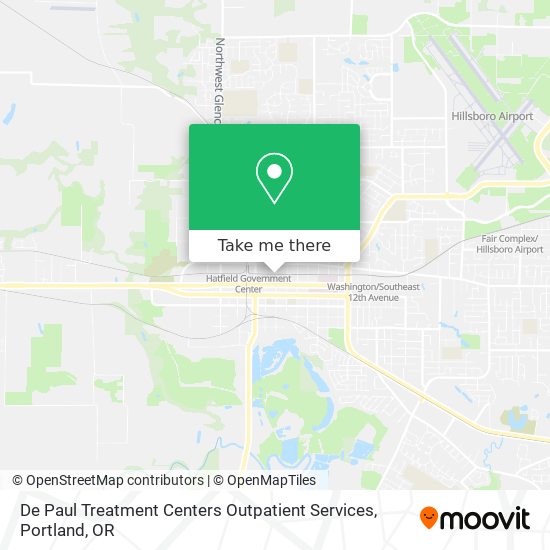 De Paul Treatment Centers Outpatient Services map
