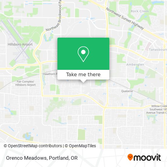 Mapa de Orenco Meadows