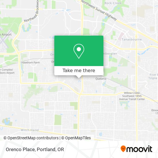 Orenco Place map