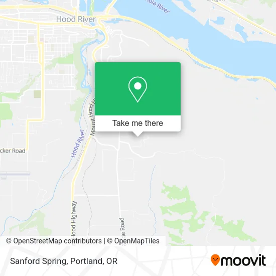 Sanford Spring map