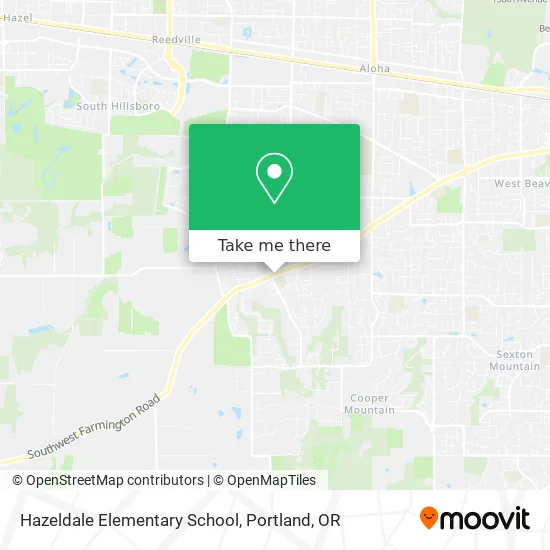 Hazeldale Elementary School map