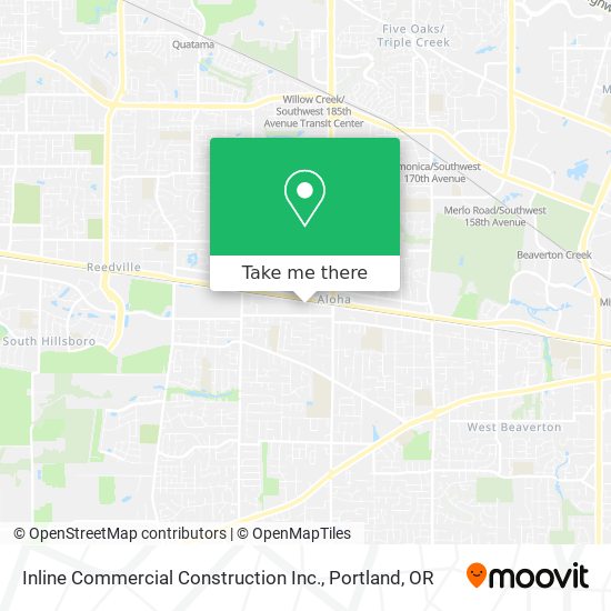 Mapa de Inline Commercial Construction Inc.