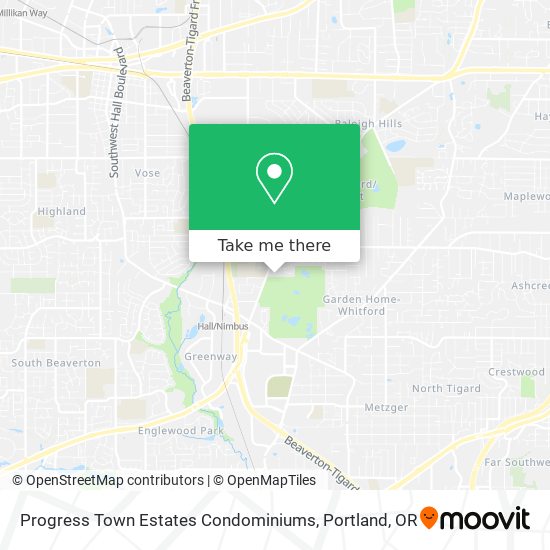 Mapa de Progress Town Estates Condominiums