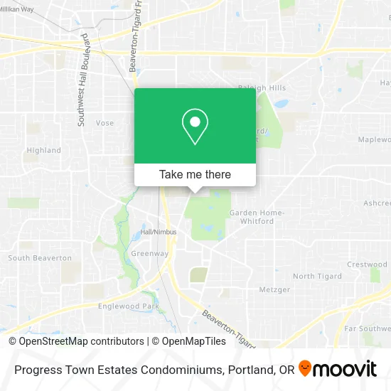 Progress Town Estates Condominiums map