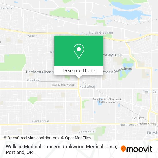 Wallace Medical Concern Rockwood Medical Clinic map