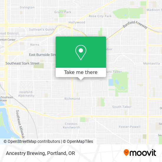 Ancestry Brewing map