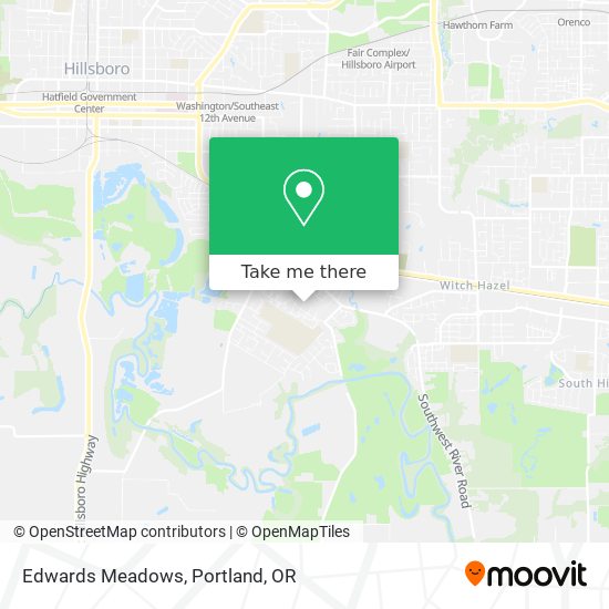 Mapa de Edwards Meadows