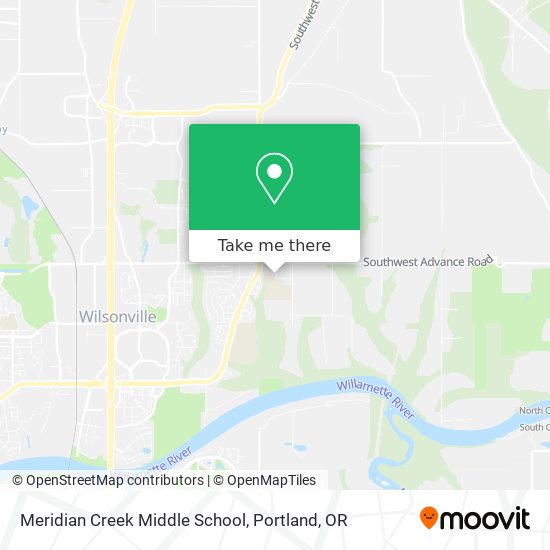 Mapa de Meridian Creek Middle School