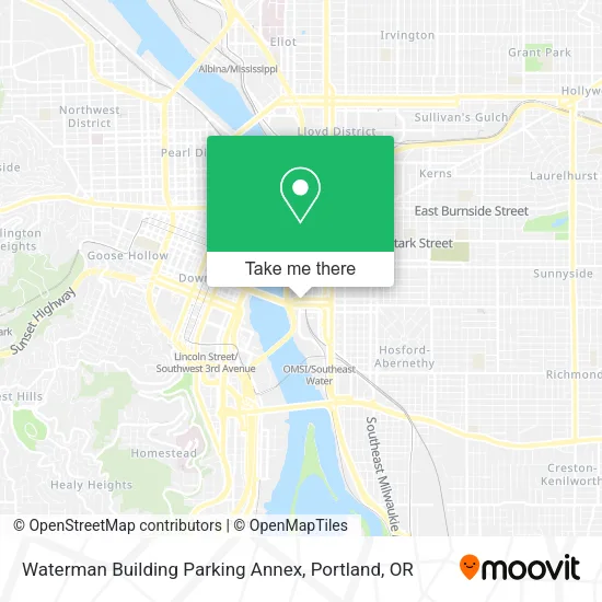 Waterman Building Parking Annex map