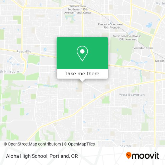 Mapa de Aloha High School