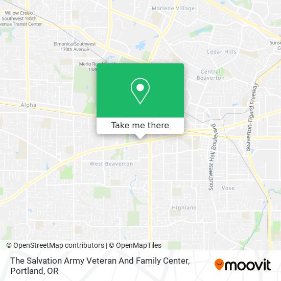 Mapa de The Salvation Army Veteran And Family Center