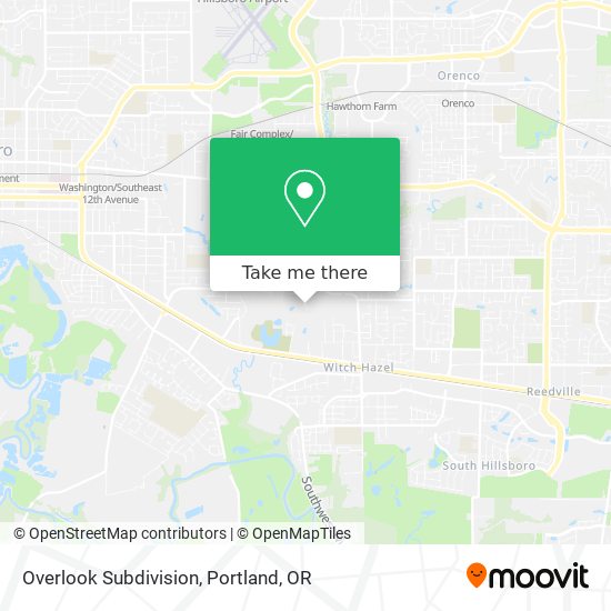 Mapa de Overlook Subdivision