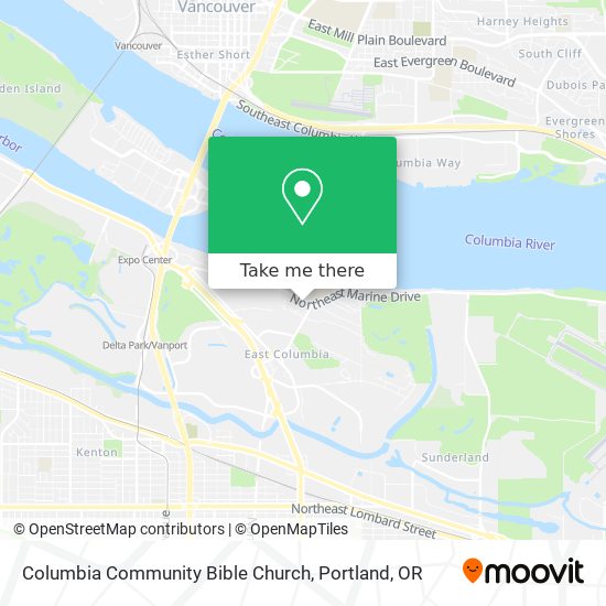 Mapa de Columbia Community Bible Church