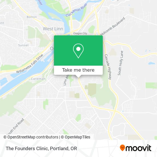 The Founders Clinic map