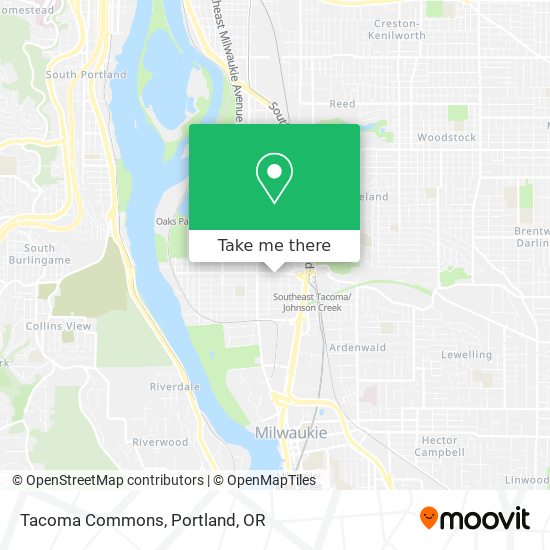 Tacoma Commons map