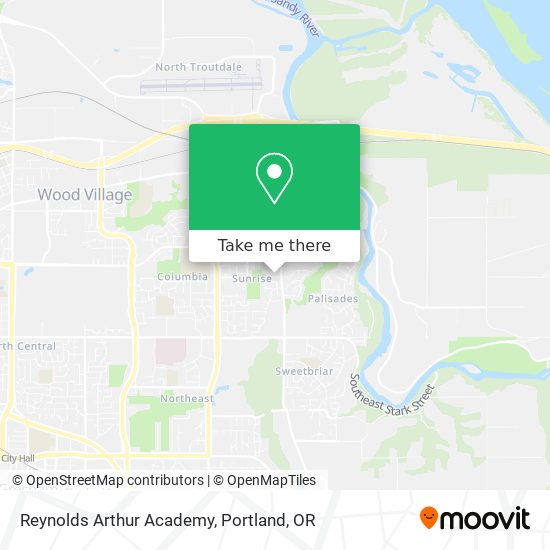Mapa de Reynolds Arthur Academy