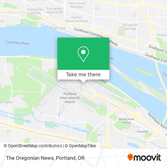 The Oregonian News map