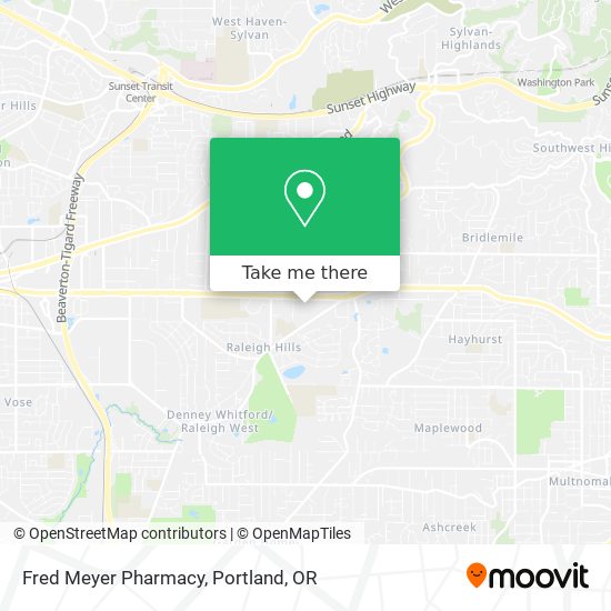 Mapa de Fred Meyer Pharmacy