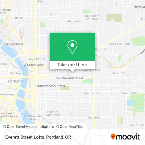Mapa de Everett Street Lofts