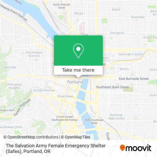 Mapa de The Salvation Army Female Emergency Shelter (Safes)