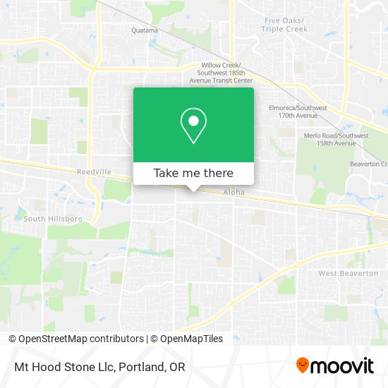 Mapa de Mt Hood Stone Llc