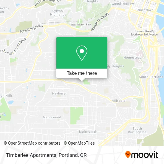 Timberlee Apartments map