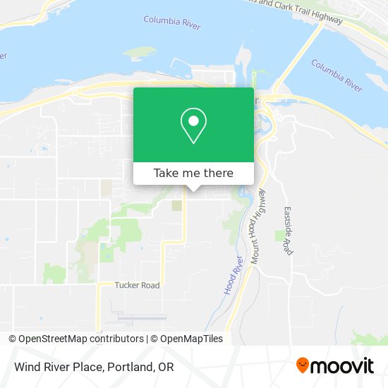 Wind River Place map