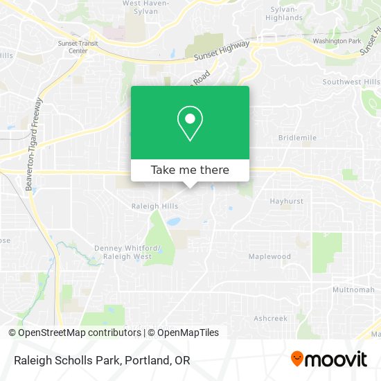 Mapa de Raleigh Scholls Park