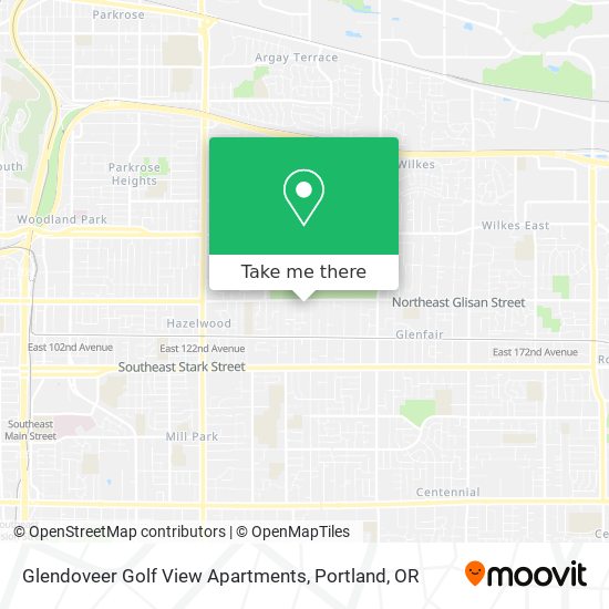 Glendoveer Golf View Apartments map