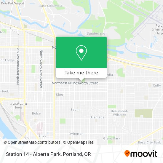 Mapa de Station 14 - Alberta Park