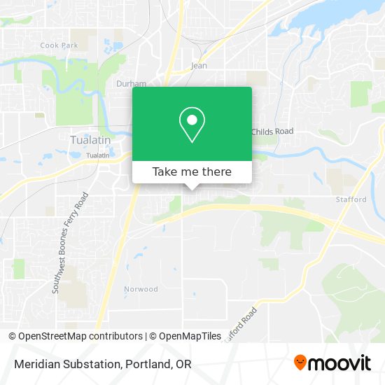 Meridian Substation map