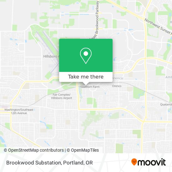 Mapa de Brookwood Substation