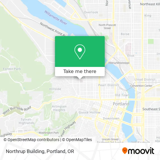 Northrup Building map