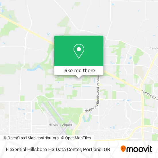 Flexential Hillsboro H3 Data Center map