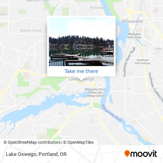 Lake Oswego map