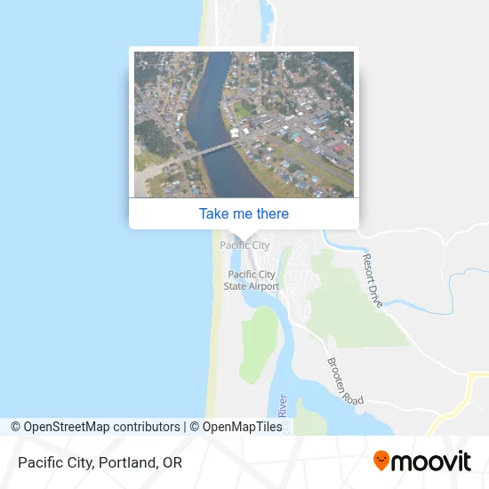 Pacific City map