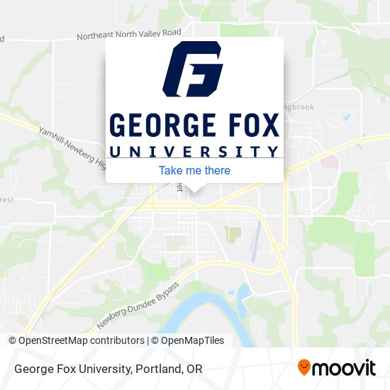 George Fox University map