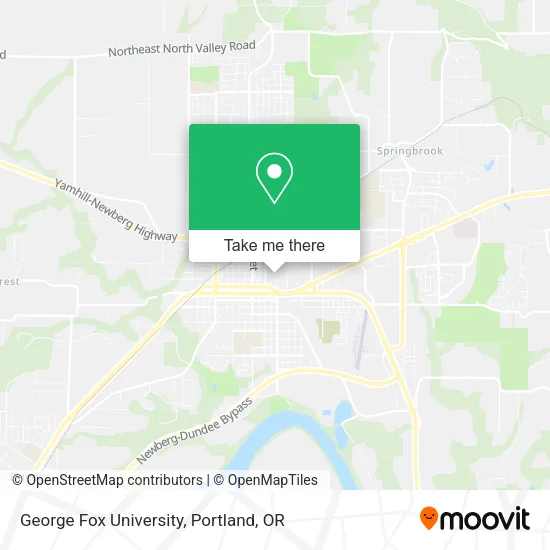 George Fox University map