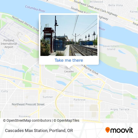 Cascades Max Station map