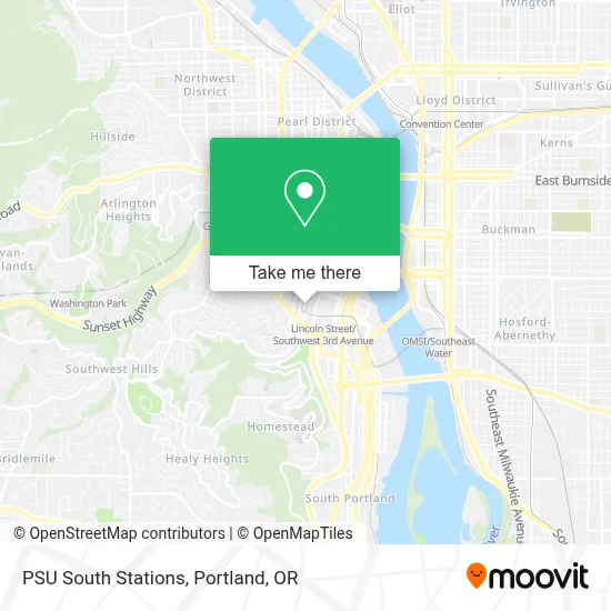 PSU South Stations map