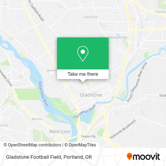 Gladstone Football Field map