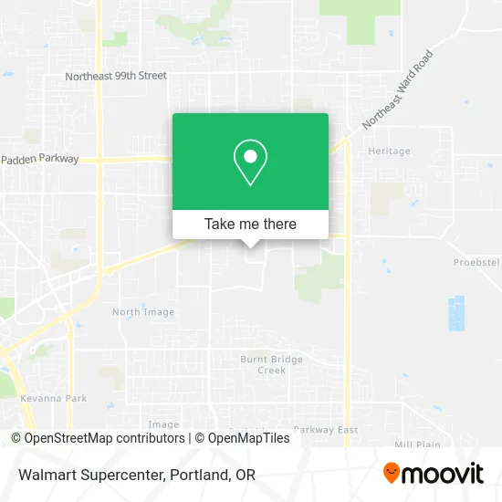 Walmart Supercenter map