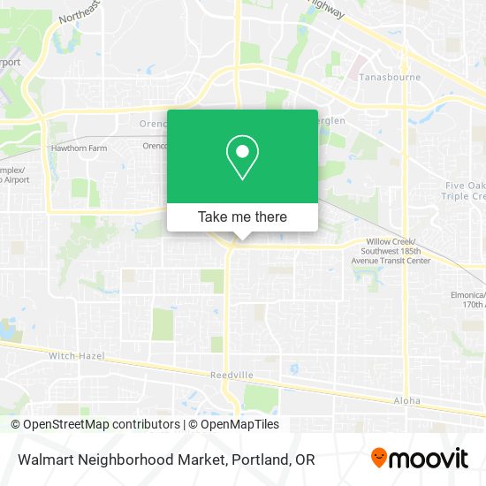 Mapa de Walmart Neighborhood Market