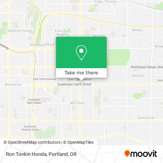 Ron Tonkin Honda map