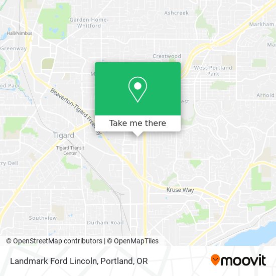 Mapa de Landmark Ford Lincoln