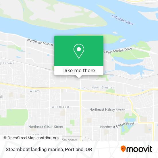 Mapa de Steamboat landing marina