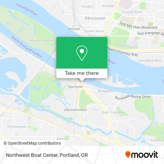 Northwest Boat Center map
