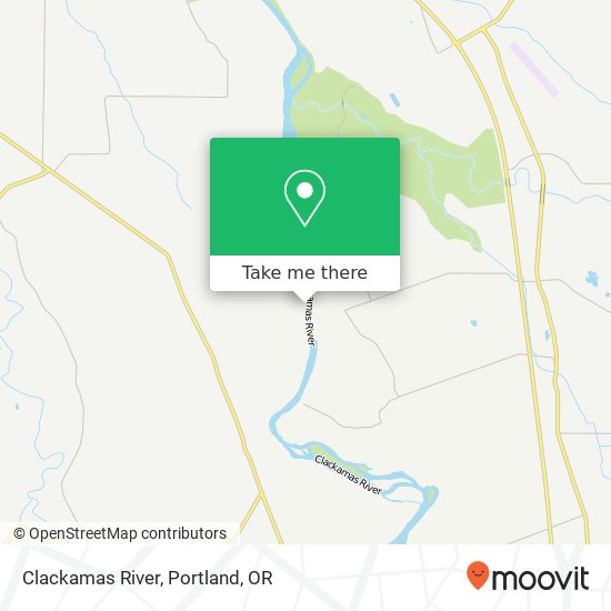 Clackamas River map