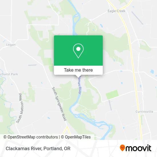 Clackamas River map