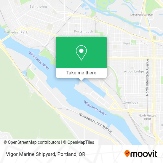 Vigor Marine Shipyard map